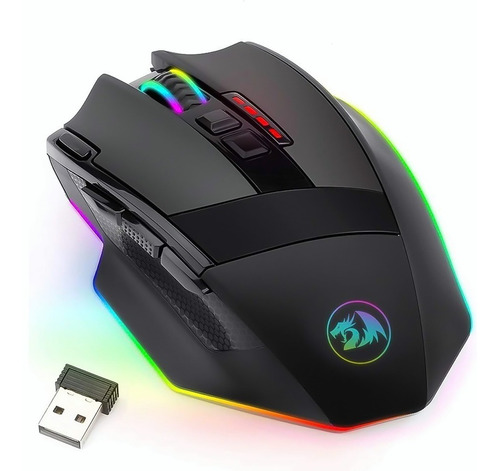 Mouse Inalámbrico Redragon M801 Para Juegos Con Rgb