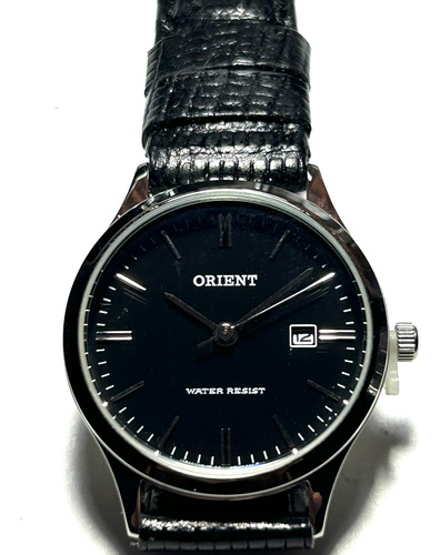 Reloj Orient Quartz Metálico De Acero De Dama Con Correa