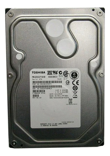 Disco Duro Toshiba 2tb 3.5  7200rpm Enterprise Pc Server Dvr