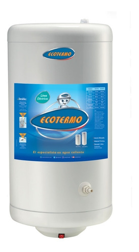 Termotanque Electrico De Carga Superior Ecotermo De 70lts