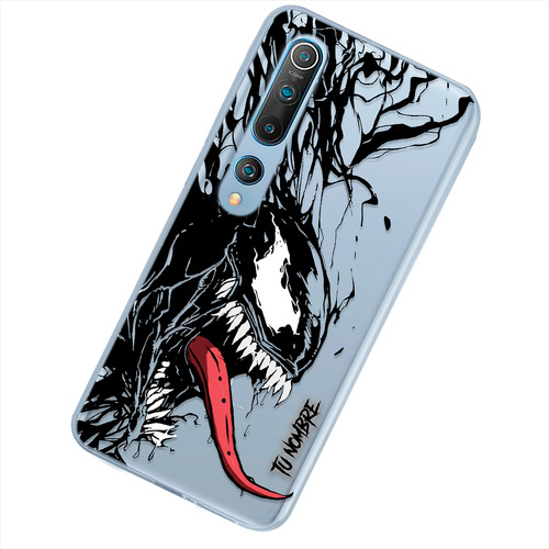 Funda Para Xiaomi Venom Spiderman Personalizada Tu Nombre