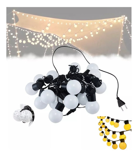 Luces De Cadena 5m 20 Led Navidad Luces Boda Fiesta