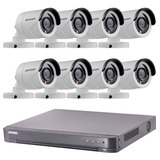 Kit Seguridad Hikvision 16 + 8 Camara 2mp