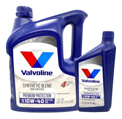 Valvoline Premium Protection 10w40 4+1l (5l) Semisintetico 