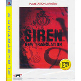 Jogo Ps3 Siren New Translation Blood Curse Físico Japonês