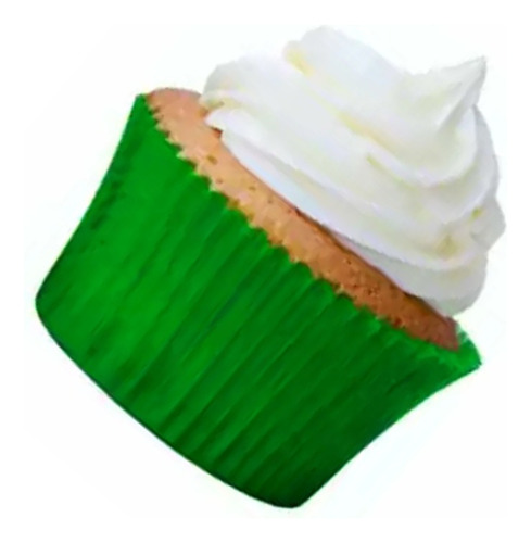 Forminhas Forma P/ Cupcake Mini Bolo 45 Unidades Verde Claro