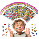 10 Planchas Sticker Grandes Relieve Juguete Piñata Souvenir 