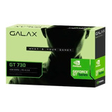 Placa De Vídeo Nvidia Galax  Geforce 700 Series Gt 730 4gb