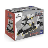 Patins Inline Chumbo Com Acessórios 38 Ao 41 Ad-03cb Fênix