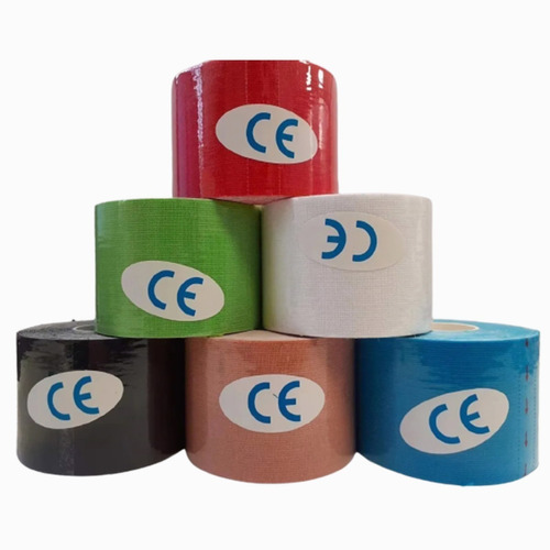 Pack 6 Tape Cinta Kinesiológica Apoyo Muscular Deportes