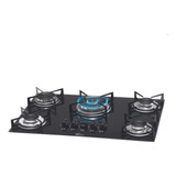 Fogão Cooktop Fischer 5q Tc Gás Mesa Vidro