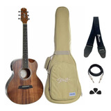 Kit Violão Seizi Mini Nagoya Koa Grand Concert Completo