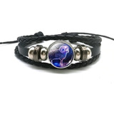 Pulsera Manilla Brilla En La Oscuridad Zodiacal Hombre Mujer