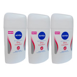 Pack X3 Nivea Desodorante En Barra Dry Comfort Femenino
