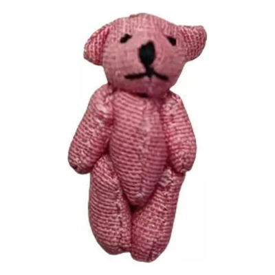 5 Mini Oso De Peluche De Felpa, Regalo De Boda, Muñeca Rosa