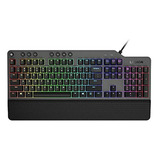 Teclado Gaming Mecánico Lenovo Legion K500 Rgb, 3 Zonas, 7 T