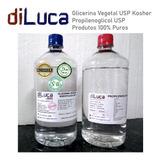Glicerina Bidestilada Usp 250ml + Propilenoglicol Usp 250ml