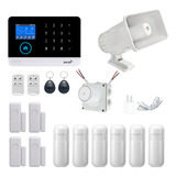 Alarma Wifi Gsm Touch Seguridad Casa Negocio Kit 10 Sensores