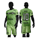 Uniforme De Futebol Personalizado 10 Kits (short E Camisa)