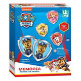 Jogo Infantil Brinquedo Memoria Forme Pares Patrulha Canina