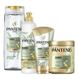 Kit Pantene Bambu Shampoo + Condicionador + Máscara + Creme