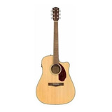 Guitarra Electroacústica Cd-140sce Fender, Nogal, Natural
