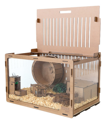 Gaiola Para Hamster Grande Completa Terrário Com Acessórios