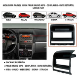 Moldura Dvd Retrátil Strada Locker 2011 Cor Preto Peça Nova