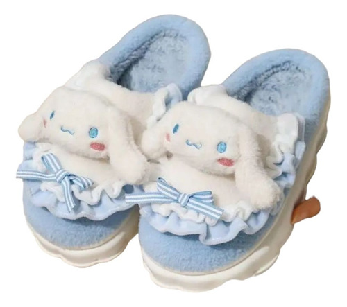 Pantuflas Cinnamoroll Felpa Chiporro Invierno Kawaii Regalo