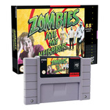 Zombies Ate My Neighbors Cartucho Snes Limited Edition Cinza