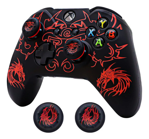 Funda De Silicona Para Xbox One Con 1 Par Thumb Grip