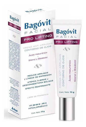 Bagovit Facial Pro-lifting Contorno De Ojos Anti-arrugas 15g