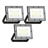 Kti 3 Refletor Led Osram 100w 9000lm Ip66 Slim 6500k Holofot