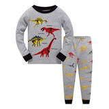 Pijama De Algodón Con Diseño De Dinosaurio Para Niños, Camis