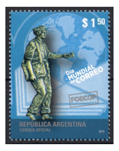 Argentina 2010. Homenaje Al Cartero. Gj 3850 Mint