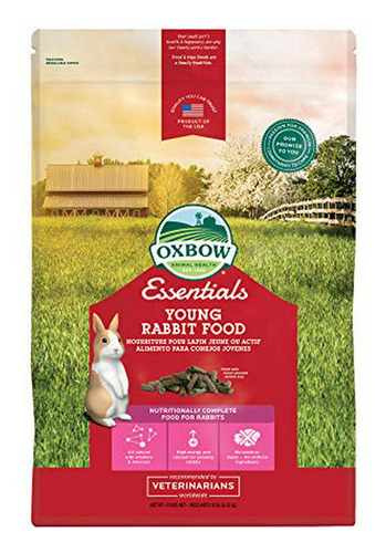 Alimento Oxbow Essentials Para Conejos Jóvenes