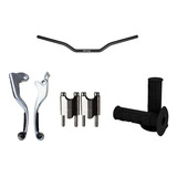 Manubrio X5 Negro Grip Puño Clamp Xtz 125 +2014 Wirtz