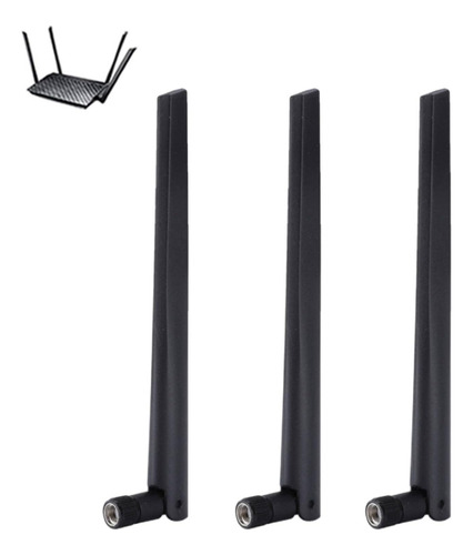 3pcs Wifi Router Sma De Red Inalámbrica Antena Network