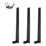 3pcs Wifi Router Sma De Red Inalámbrica Antena Network