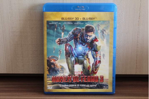 Bluray Homem De Ferro - 3d+bluray (achados E Descobertas)