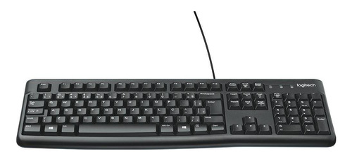 Teclado Logitech K120 Abnt2 Português Brasil Com Tecla Ç