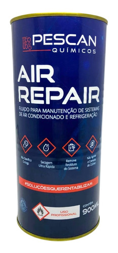 Air Repair 900ml Limpeza Ar Condicionado Substituto Do R141b