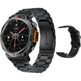 Hombre Reloj Militar Smart Watch Eigii Ke3 3atm Con Linterna