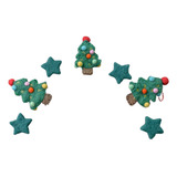 Lindo Conjunto De Estrellas De Árbol De Navidad De Fieltro D