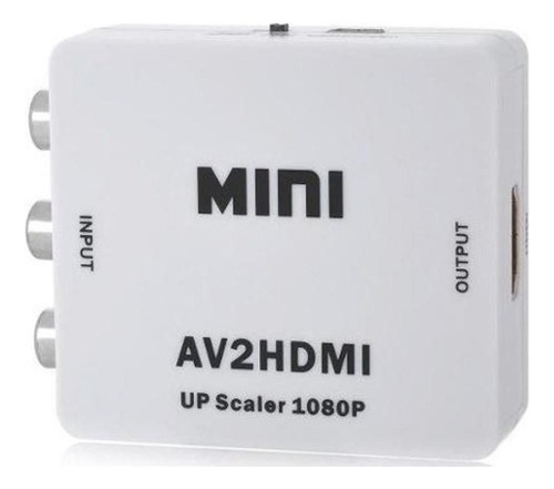 Adaptador Conversor De Av Rca Para Hdmi - Av2hdmi