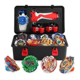 Juego De 17 Piezas De Tapas Giratorias Beyblade Kit Caja De