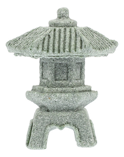 Vidrio Decorativo Con Lámpara De Torre Japonesa Pagoda