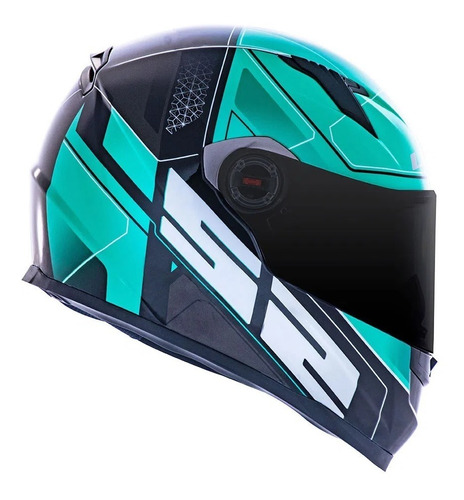 Capacete Ls2 Ff358 Ultra Verde Tank Draze Tribal Star War