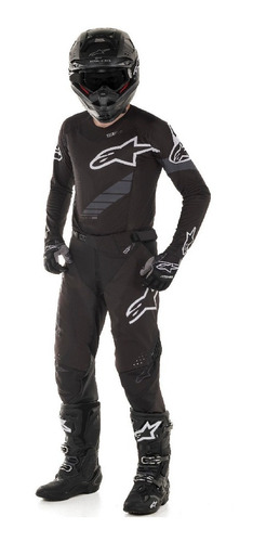 Equipo Conjunto Motocross Alpinestars Techstar Negro Avant