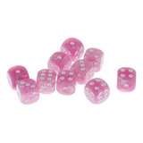 .. 2 Dados Rosados A 1,6 Cm Para Juegos De De Casino Pub